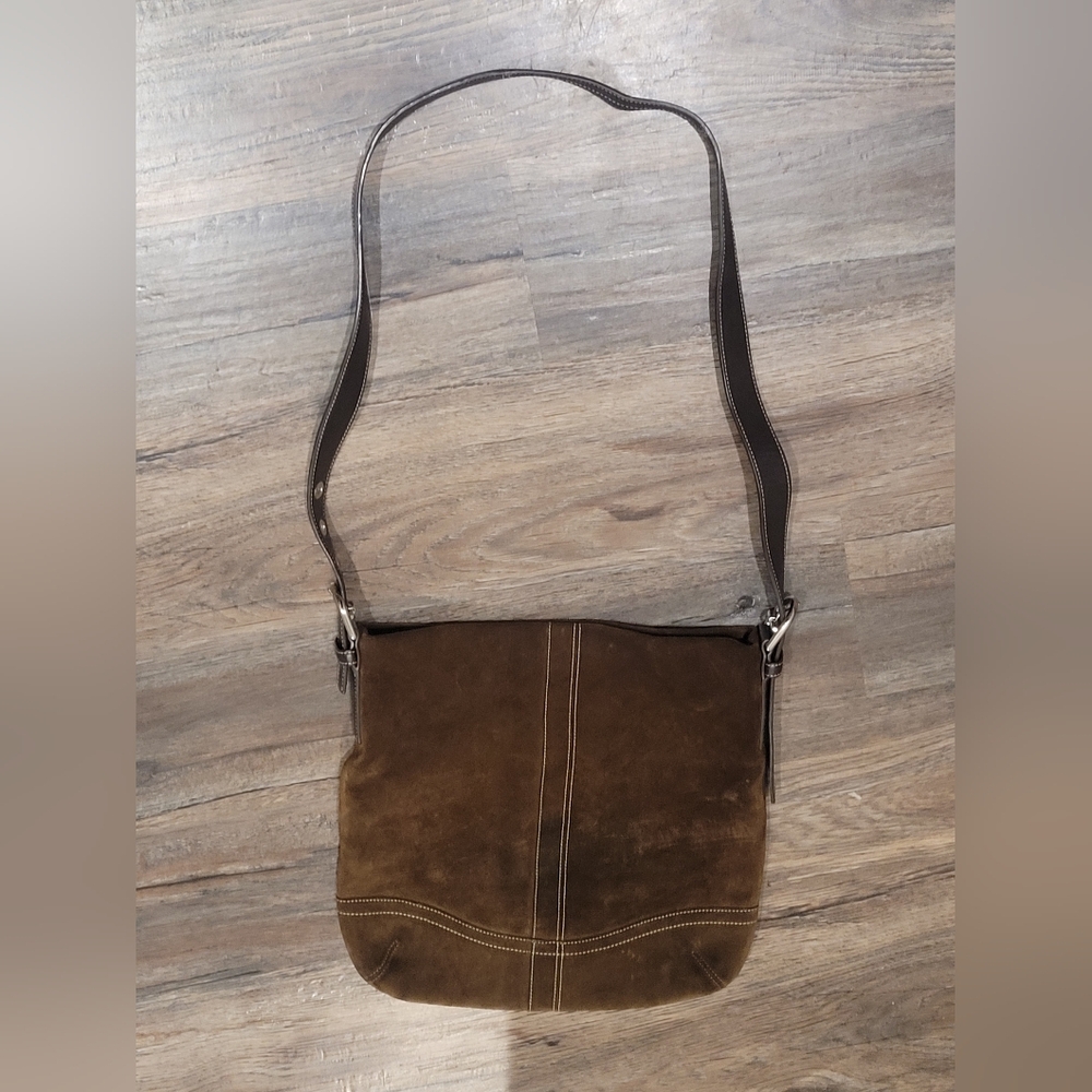 Brown Leather Men's Shoulder Bag